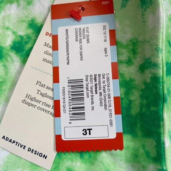 Cat & Jack 2 Pairs of Leggings Pants Tie-Dye Multiple Colors 2T 3T NWT - Picture 6 of 8